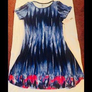 UNICORN FLORAL DIPPED TIE-DYED CARLY